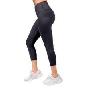 Nude Tech Black‎ High Rise Cropped Leggings 2XL